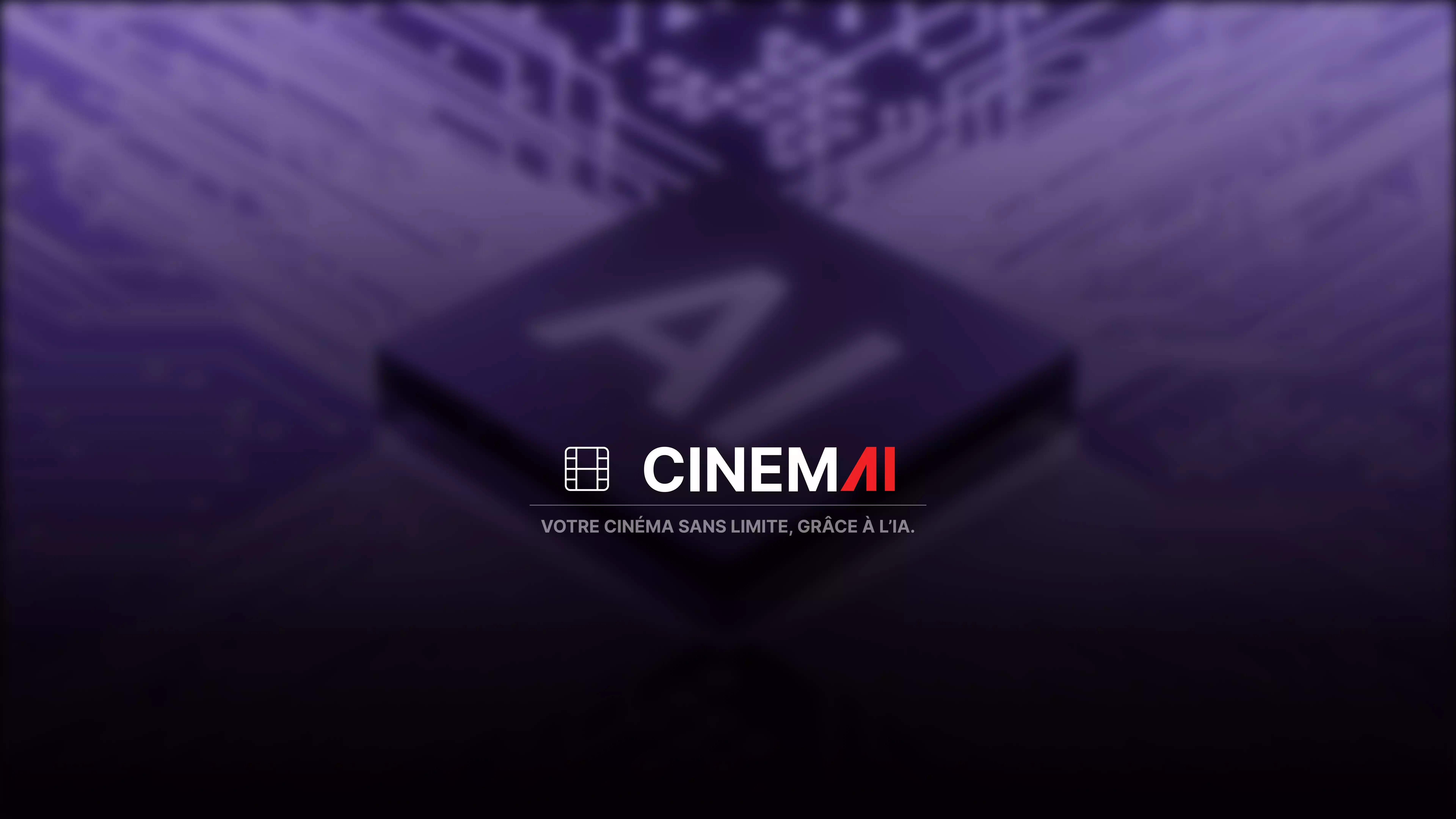 Image de couverture du projet CinemAI, plateforme de streaming fictive boostée par l'IA